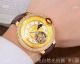 Best Copy Ballon Bleu de Cartier Watches Silver Dial Brown Leather Band (2)_th.jpg